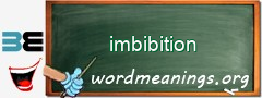 WordMeaning blackboard for imbibition